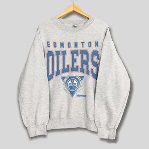 Vintage Edmonton Oilers Hockey Sweatshirt, Retro 90s NHL Edmonton Oilers Shirt
